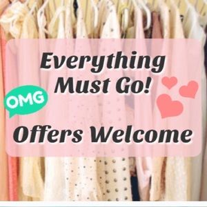 Everything must go! Closet clear out! Bundle&Save!